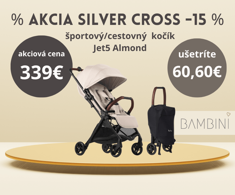 Kočík Silver cross Jet 5 almond